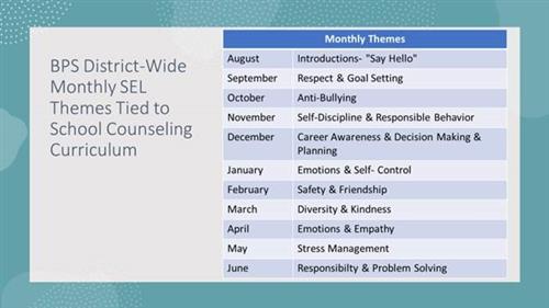 sel monthly sched